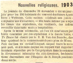 krantenbericht 1903